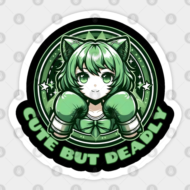 Kickboxing girl Sticker by Japanese Fever